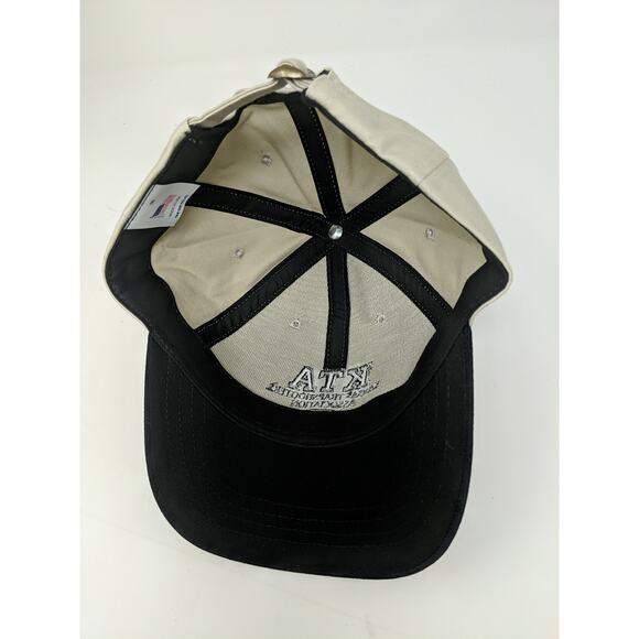 Mens KTA Kansas Trapshooters Association Hat Slideback OSFA Tan & Black Made USA - Picture 9 of 11
